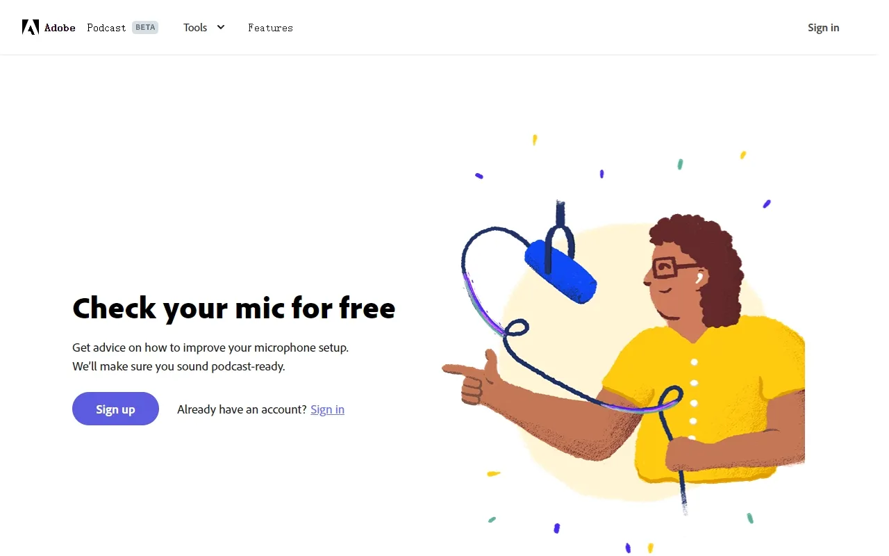 Adobe Mic Check تصویر