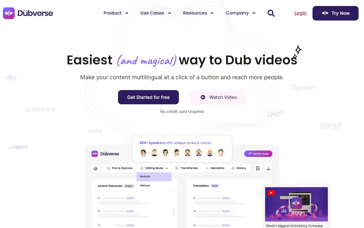 Dubverse.ai تصویر