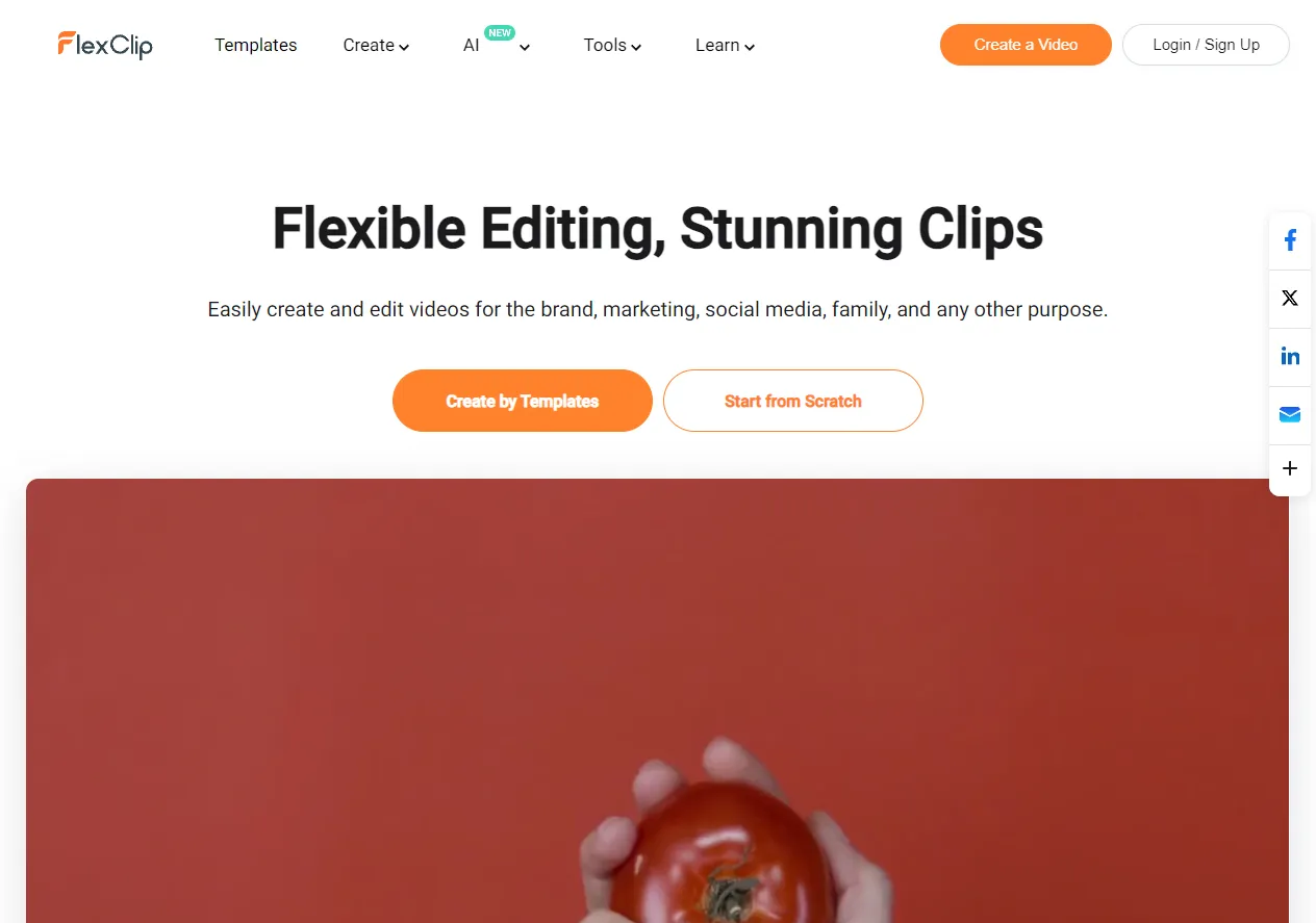 FlexClip تصویر